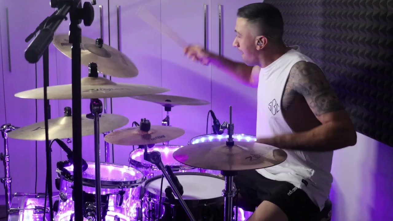 Machine Gun Kelly Ft. Travis Barker - born with horns (DRUM COVER)