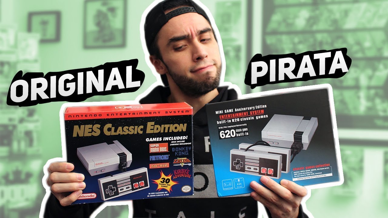 Mini NES P1RATA vs Mini NES ORIGINAL