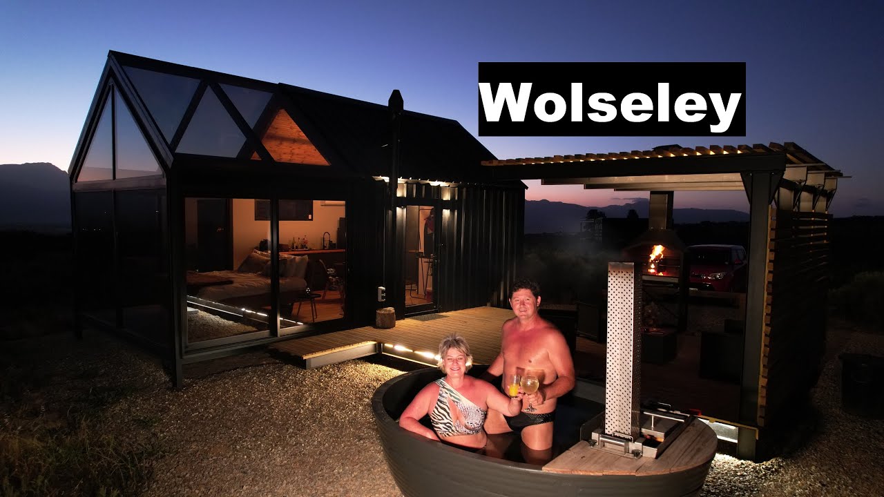 Sleeping under the stars, Little Acre Eco Pod. Unique hot tub accommodation near Cape Town.