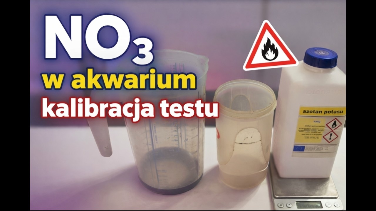 Test testowania no3 w akwarium / kalibracja