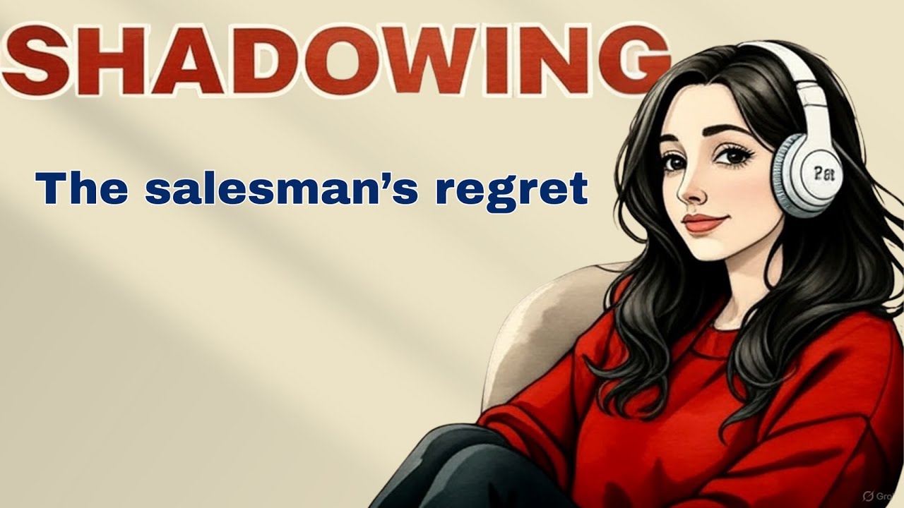 English Podcast | SHADOWING! Learn English: The Salesman's Regret (Story) |  PODCAST ENGLISH | EP188