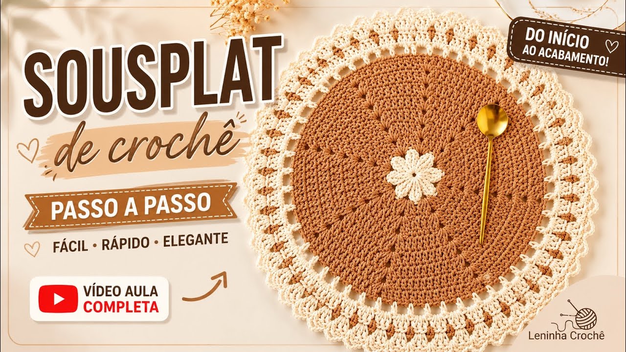 Sousplat de Crochê Delicat