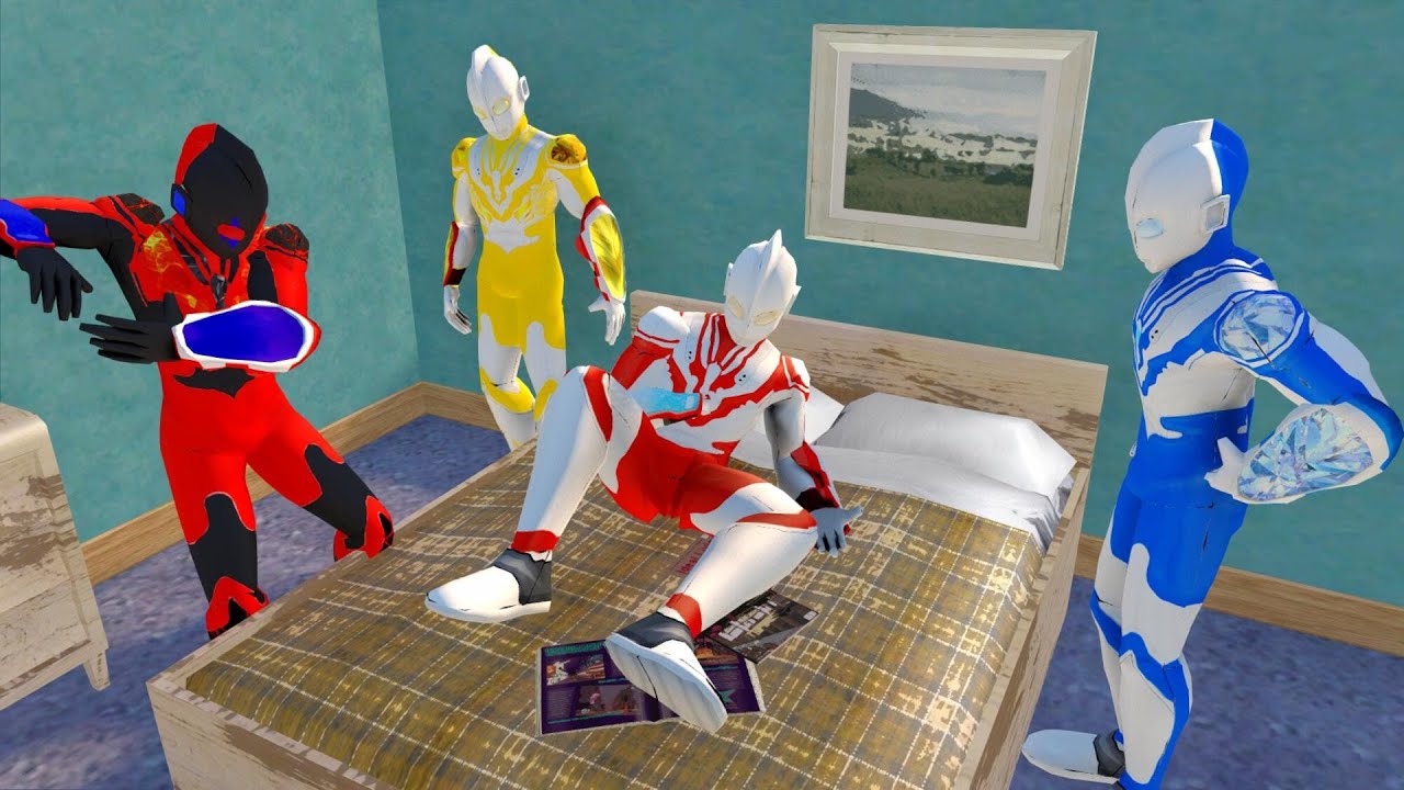 Ultraman ribut sakit batuk karna makan bakso ultraman emas - Gta Ultraman Lucu