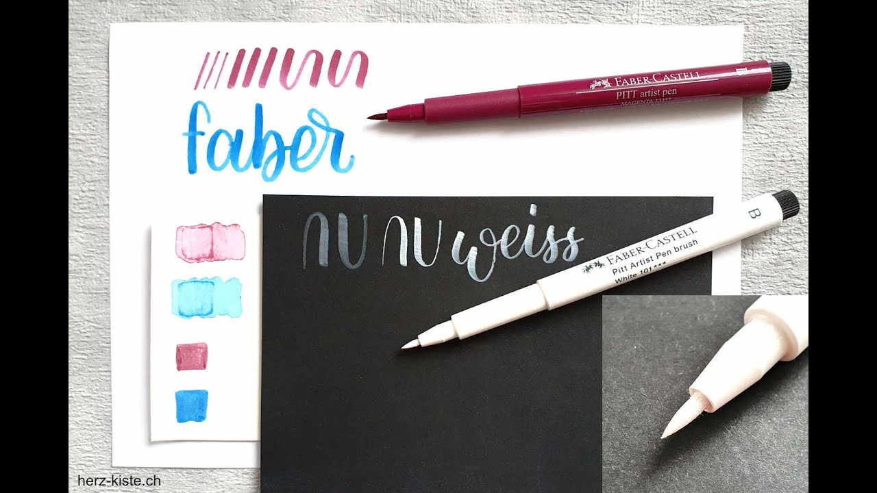 Brush Pen Review: Faber Castell Pitt Artist Pen B | Handlettering
