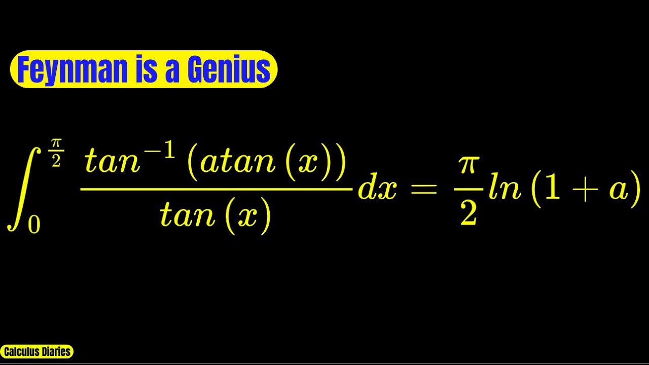 A Genius Integral Solved with Feynman’s Trick