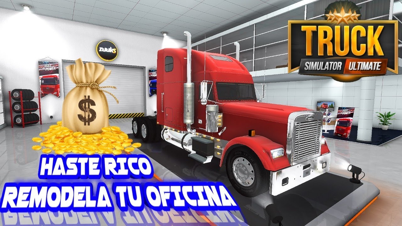 TRUCK SIMULATOR ULTIMATE⚠️Como Tener Dinero Facil y TUTORIAL De Oficina