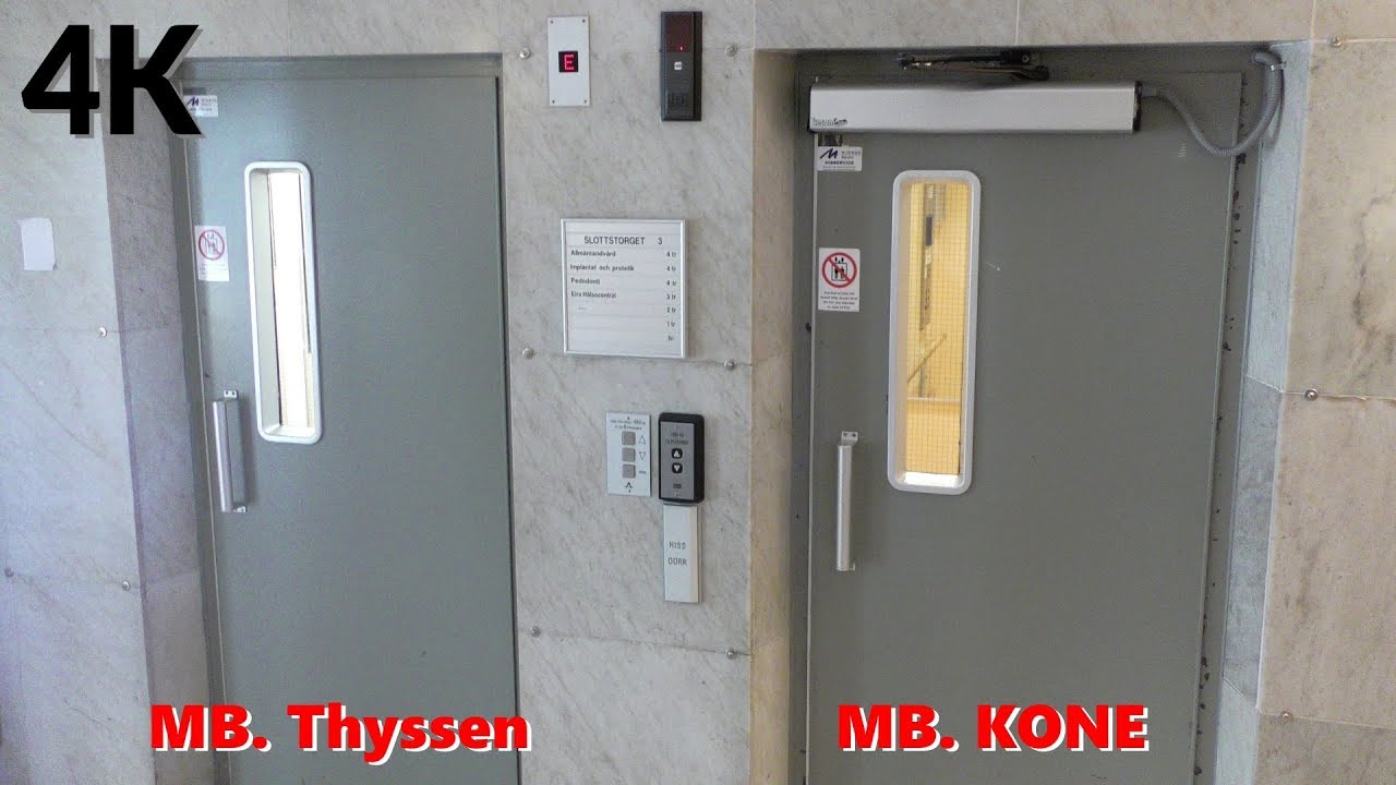 1964 Asea Graham (MB. Thyssen & KONE) Traction elevators @ Slottstorget 3, G&auml;vle
