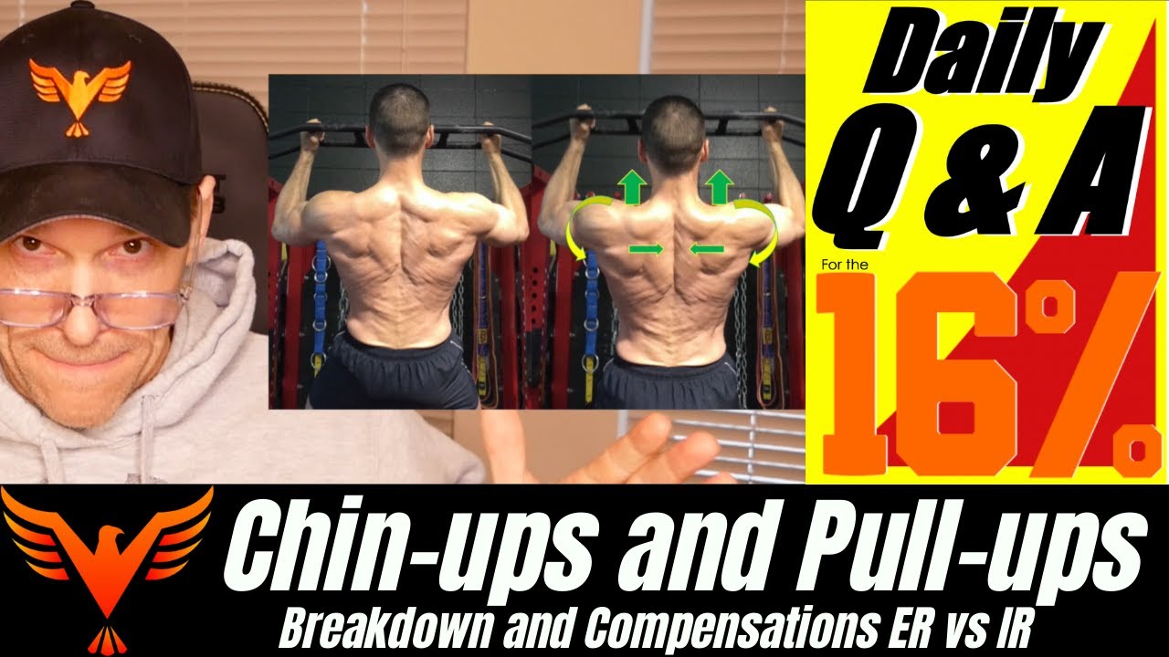 Chin-ups and Pull-ups Breakdown - External vs. Internal Rotation - BillHartmanPT.com Q&A for The 16%