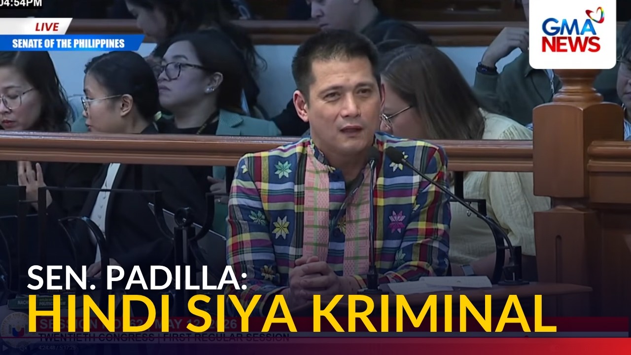 FULL - Sen. Robin Padilla, itinanggi na itinatago ng Senado si Sen. Bato dela Rosa | GMA News