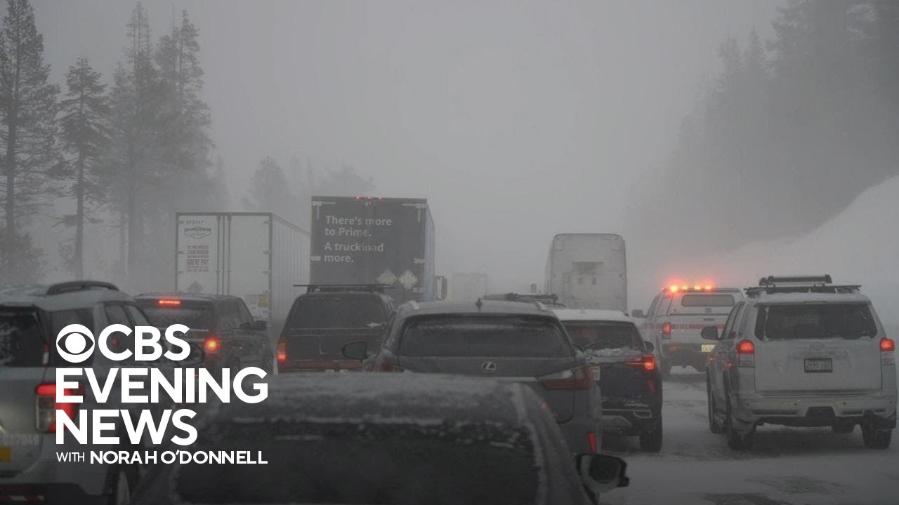 Massive blizzard slams parts of California and Nevada