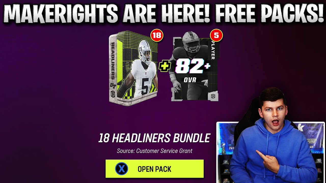 MAKERIGHTS ARE HERE! TONS OF FREE PACKS! | MADDEN 23 ULTIMATE TEAM