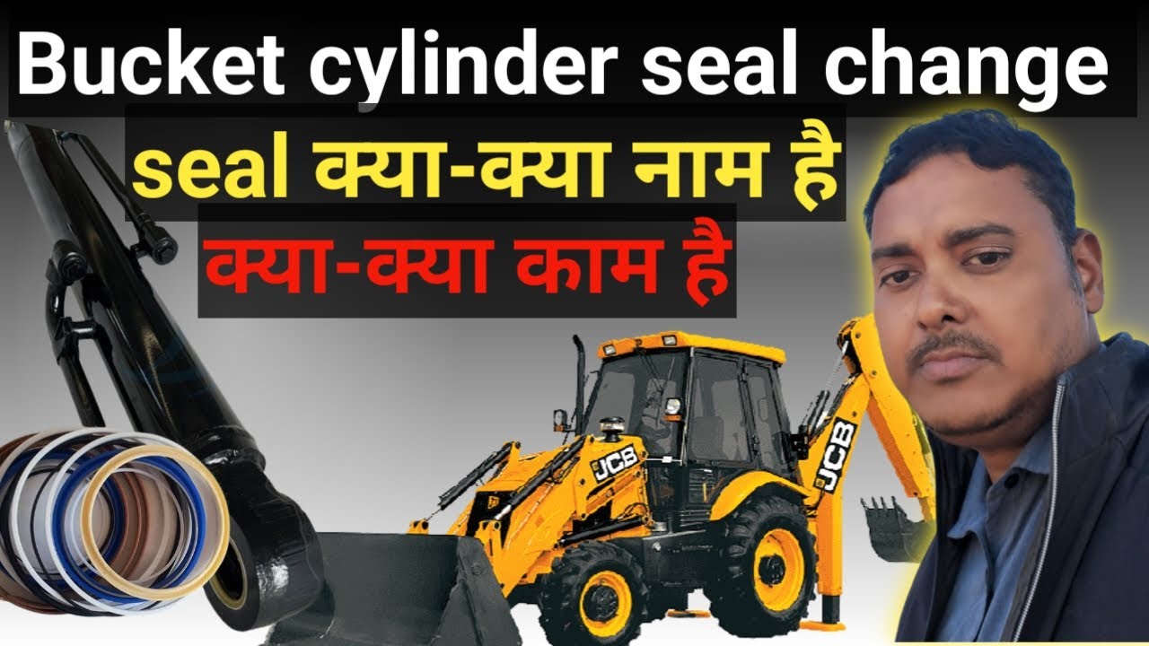 How to change jcb Bucket cylinder seal kit