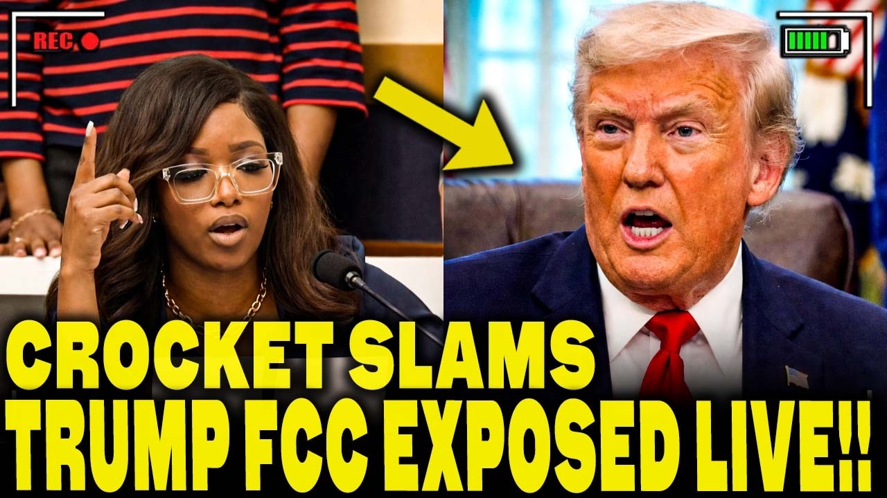 SHOCK MOMENT: Crockett Slams Trump FCC Intimidation Over CBS Interview!