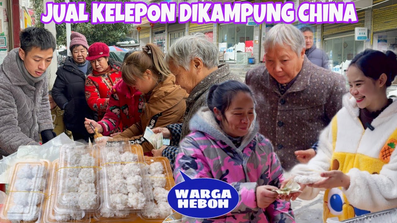 JUAL KELEPON,AYAM GORENG DAN BAKWAN DI KAMPUNG CHINA,LARIS BANGET SELESAI GORENG JUALAN HABIS SEMUA