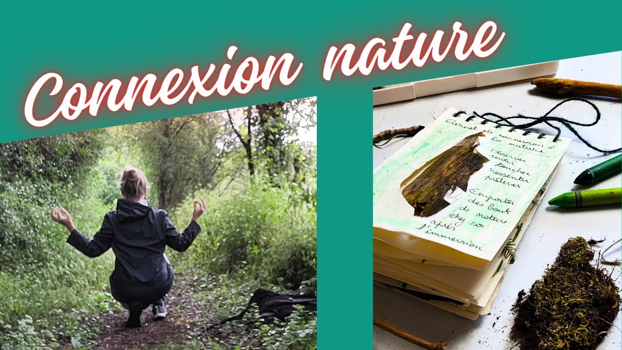 Une meilleure connexion à la nature grâce au carnet créatif !