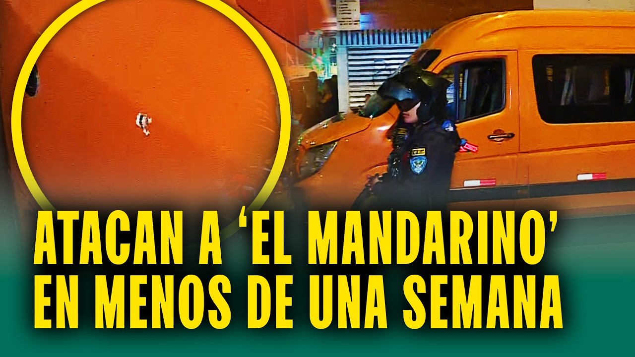Chofer de 'El Mandarino' se salva de milagro en ataque: Segundo atentado en menos de una semana