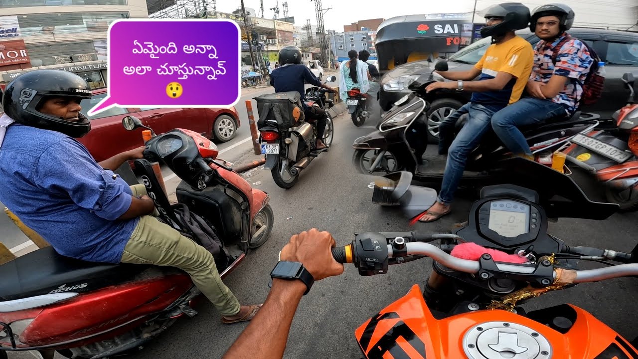 My 4th Vlog in Hyderabad Traffic And crazy Reaction 🤯 | Telugu Motovlogs | Dayanand Vlogs