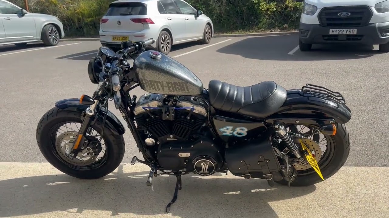 HARLEY DAVIDSON XL1200X SPORTSTER FORTY EIGHT 2013 - WITH VANCE + HINES - JS SUPERBIKES