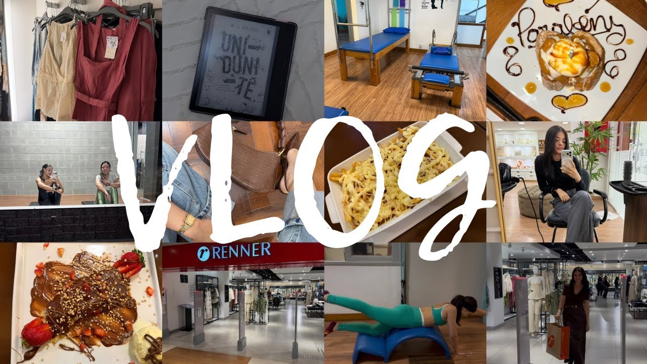 VLOG! COMPRINHAS + PILATES + ROTINA+ ANIVERSÁRIOS 