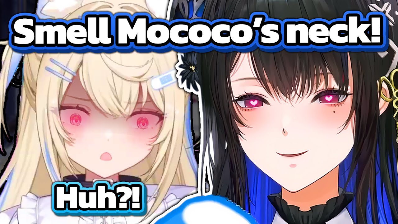 Siscon Fuwawa gets jealous when Nerissa gets to smell Mococo's neck