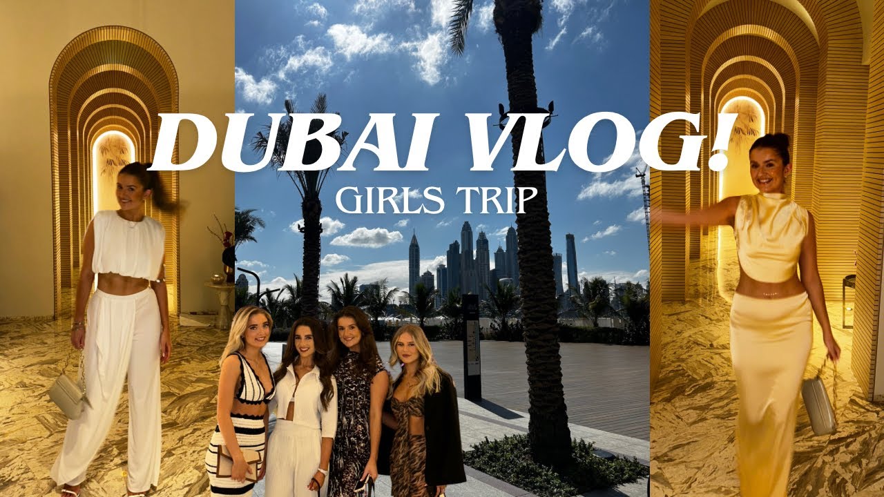 DUBAI VLOG GIRLS TRIP 2024| DUBAI NIGHT LIFE & BEST PLACES TO GO, BEACH CLUBS, OPA| BEST TRIP EVER!