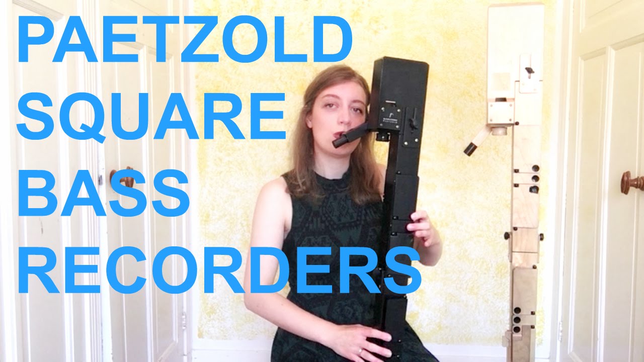 Блокфлейты Paetzold Square Bass Recorders | Team Recorder