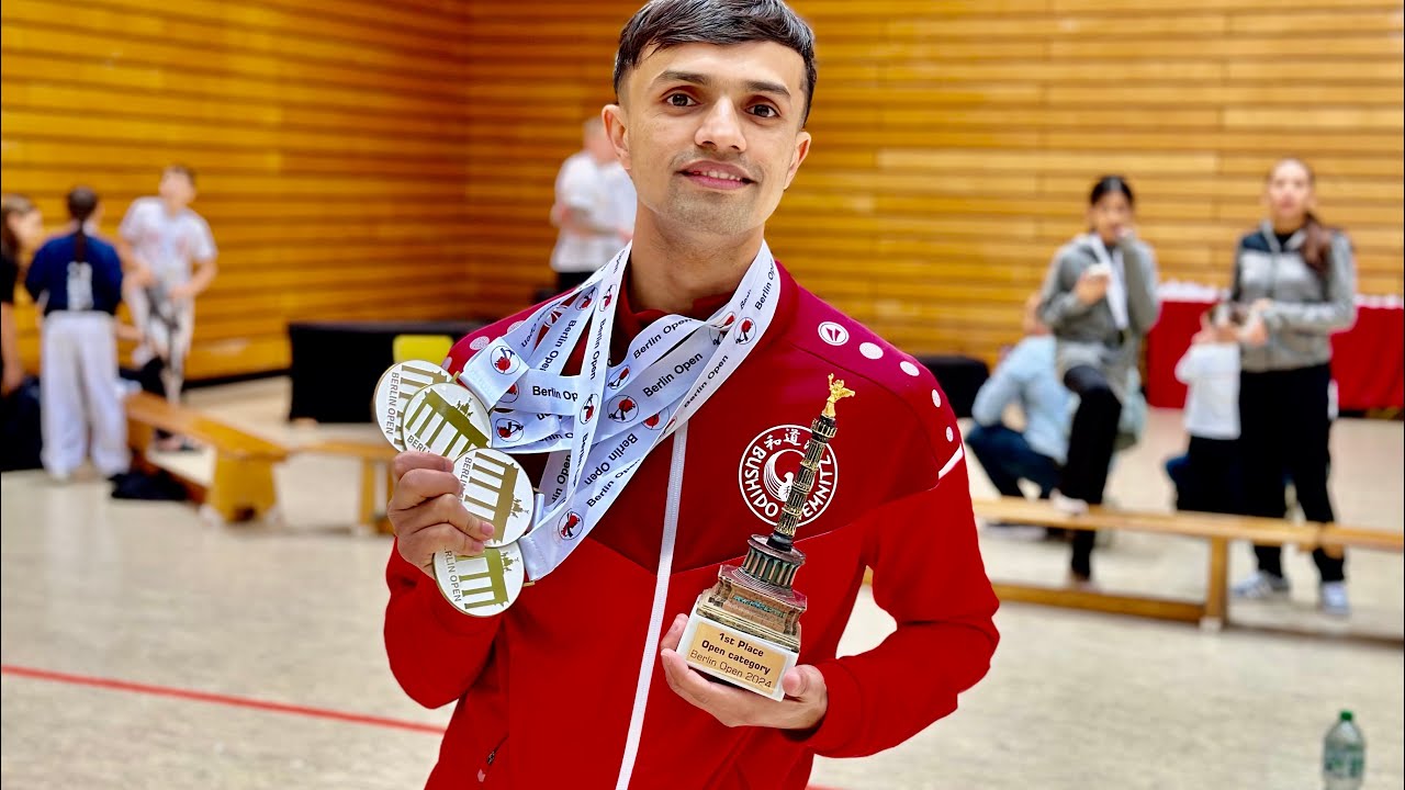 Knebel Dennis Vs Raja Rehan Finale Berlin Open Karate 2024 #Berlinopen #karatefight #sports
