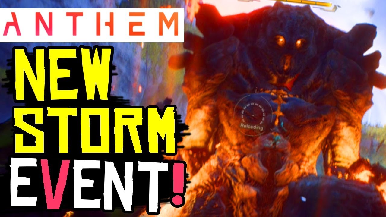ANTHEM - NEW BOSS GIANT ANCIENT ASH TITAN / NEW World Event Strange Storm