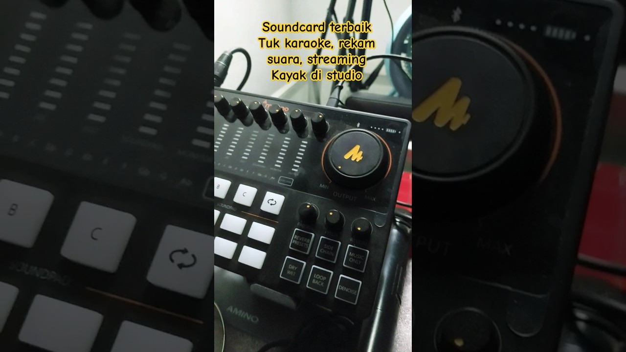 Soundcard terbaik untuk rekaman suara, streaming, dan karaoke. #shorts #maonocaster #soundcardmurah