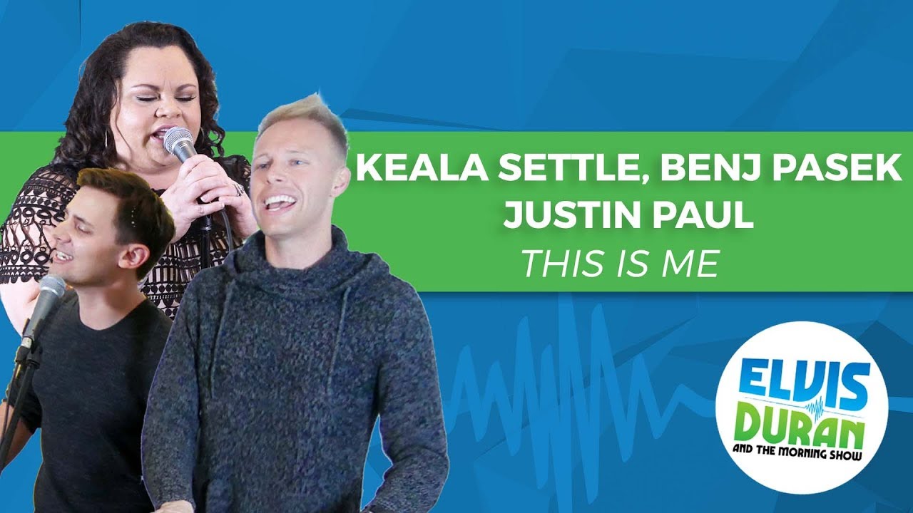 Keala Settle, Benj Pasek, Justin Paul - "This Is Me" The Greatest Showman | Elvis Duran Live