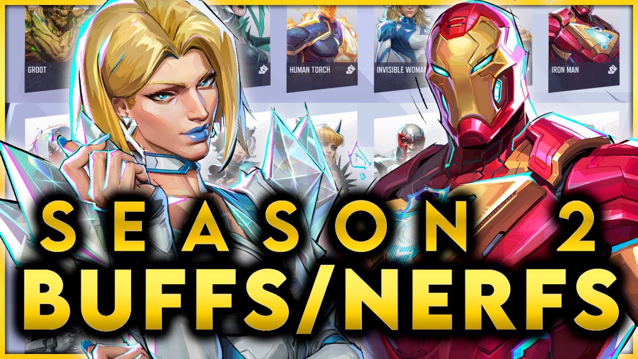 ALL HERO BUFFS AND NERFS in Marvel Rivals Season 2 Hellfire Gala