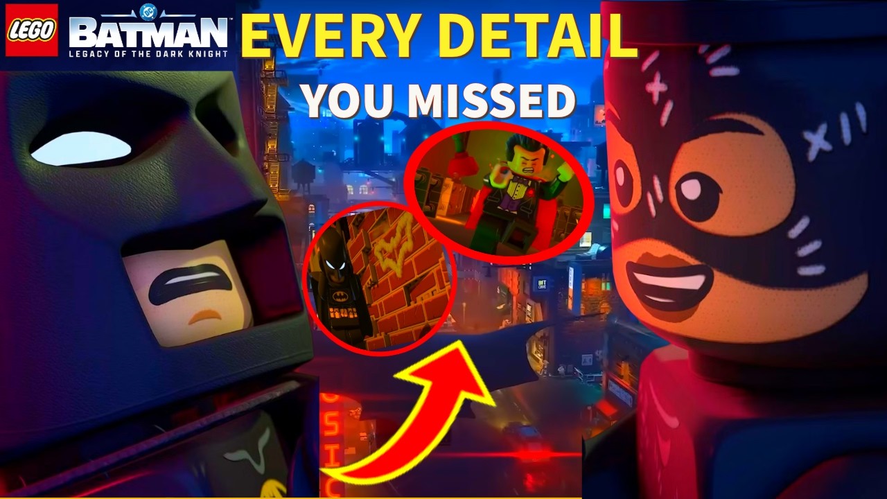 EVERY DETAIL You MISSED in the Lego Batman: Legacy of the Dark Knight Trailer