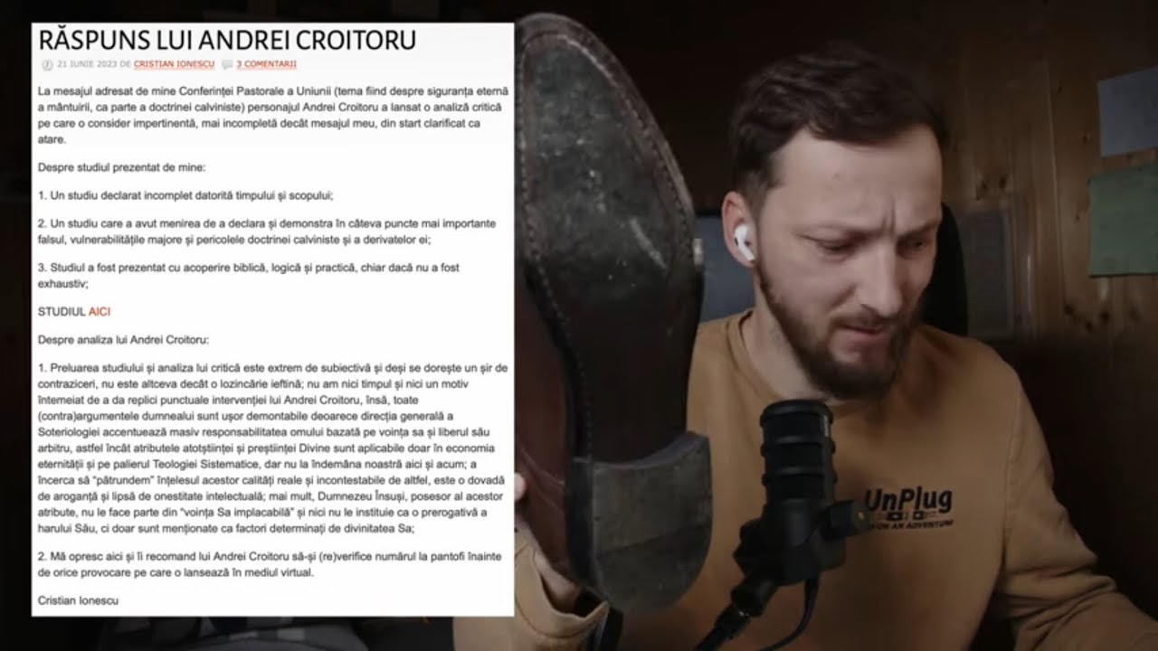 Cristian Ionescu despre “crimin@lii de suflete”, numărul meu de la pantofi și botezul cu Duhul