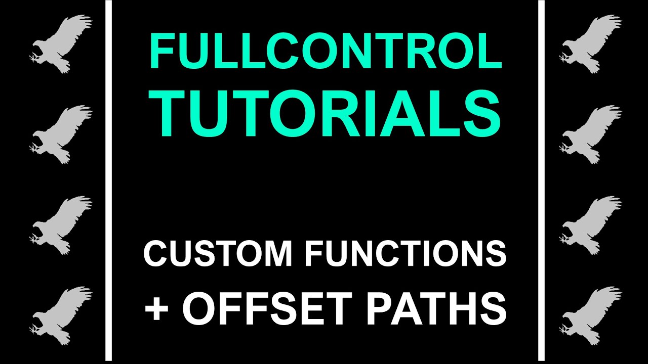 Create + share custom functions in python FullControl - demo function 'offset_path'