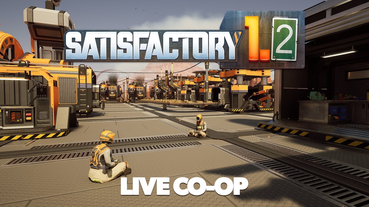 Nuclear and Elevator Parts - Satisfactory 1.2! | Co-Op Factory Building Live