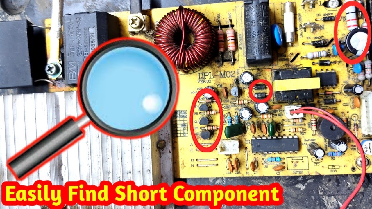How To Repair Short Circuited Induction Cooker || How To Find Short Component In Induction Cooker