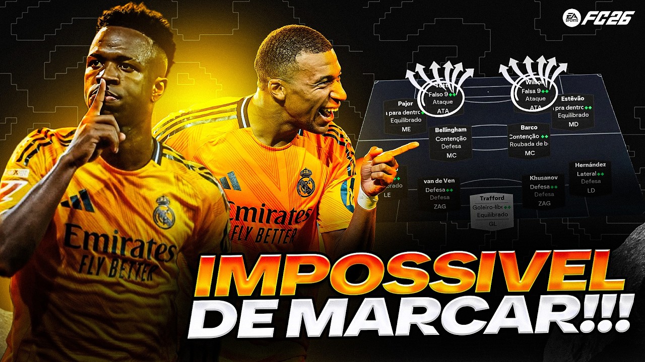 Essa 4-4-2 com DUPLO FALSO 9 Está Quebrando o Meta do EAFC 26!