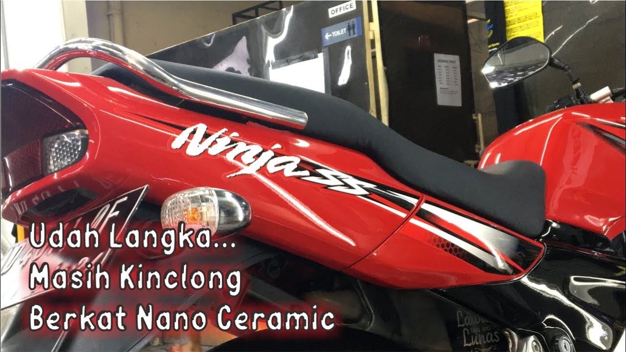 Video Proses dan Hasil Poles Motor Ninja R  Lapis Ceramic Coating | Salon Motor Extreme Joja