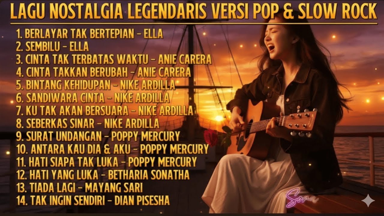 Lagu Nostalgia Indonesia Terbaik 🎵 Pop & Slow Rock Lawas Paling Enak Didengar