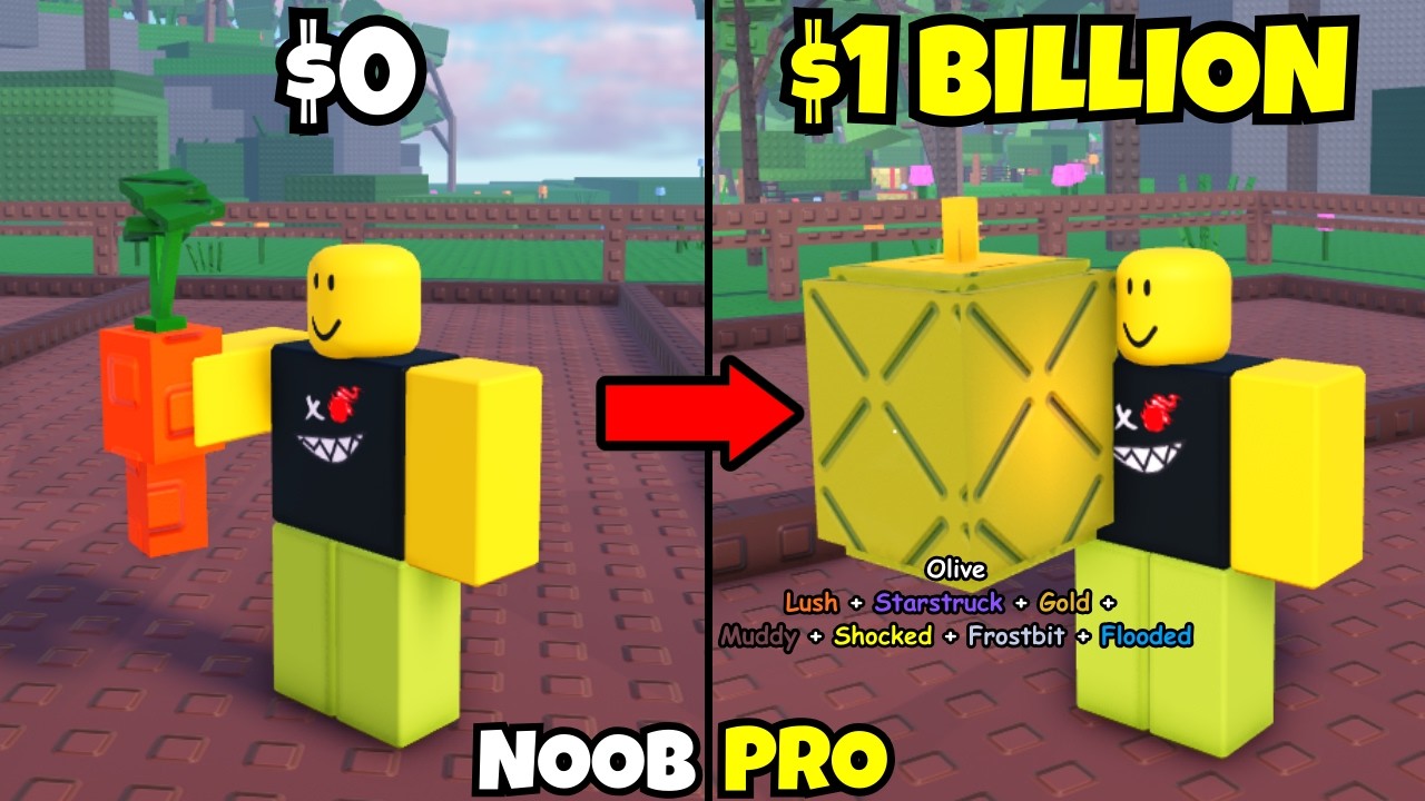 0 to 1 Billion No Robux and Got on Leaderboard in Garden Horizons Noob to Pro!