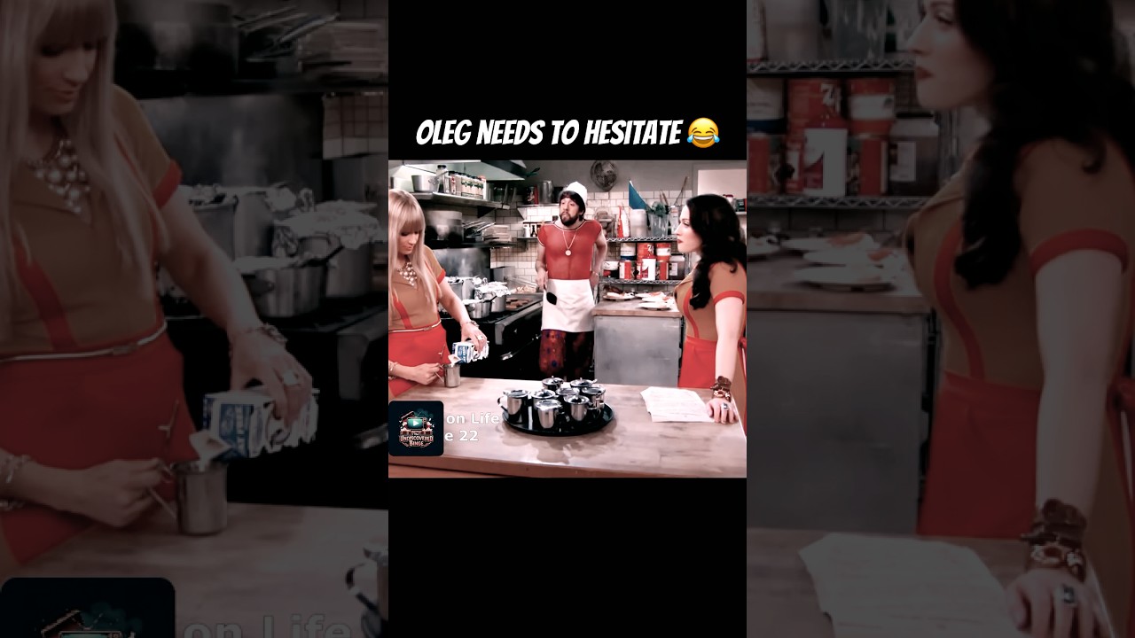 Oleg never hesitates being nasty | 2 broke girls | Sitcom