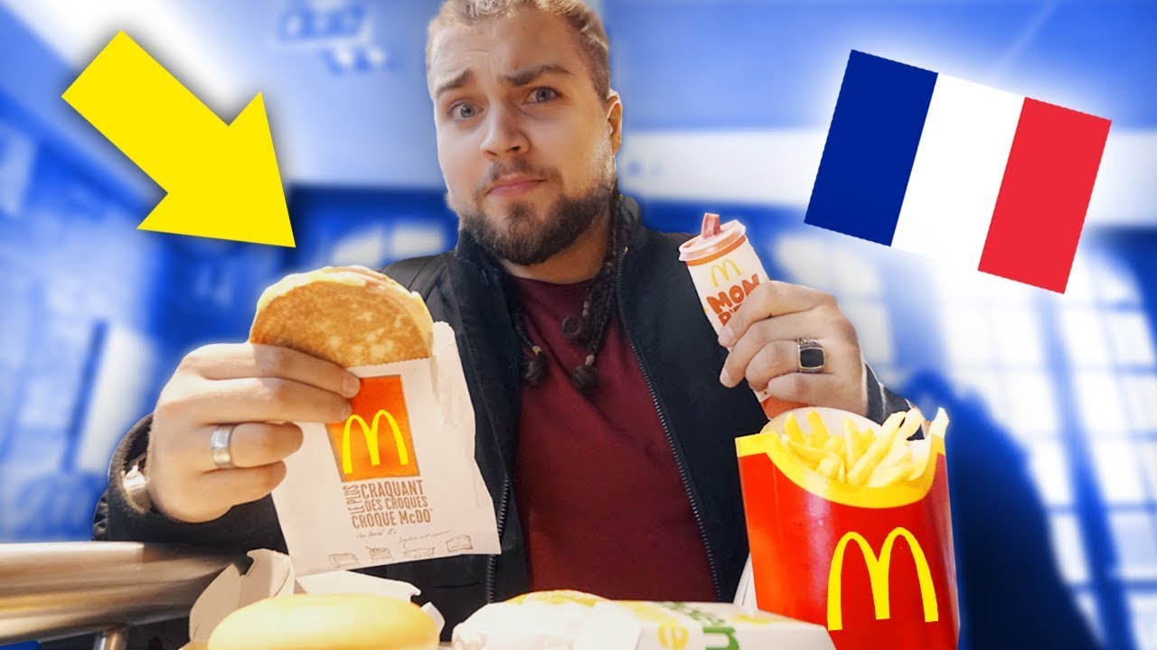 O que VENDEM no McDonald's de PARIS?