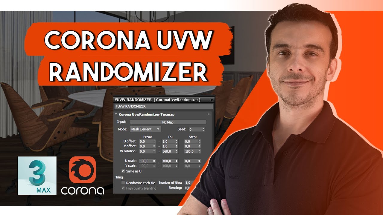 PRA QUE SERVE E COMO USAR O CORONA UVW RANDOMIZER