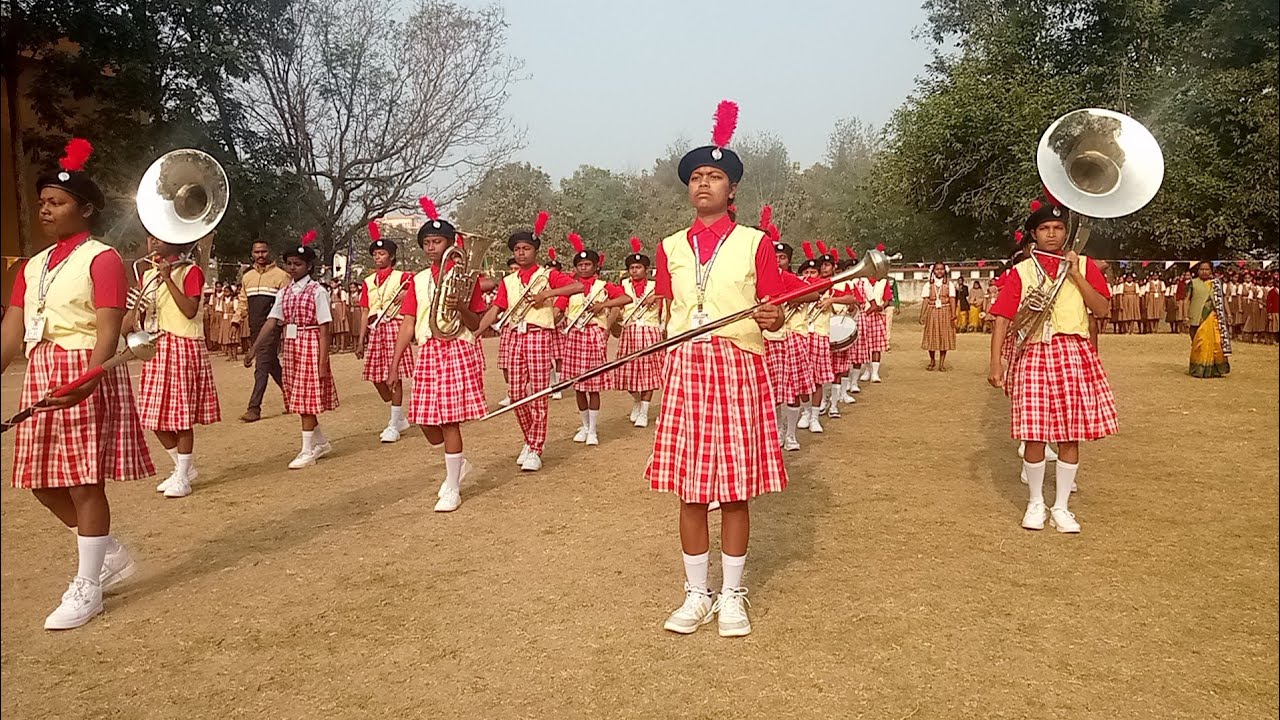 Welcoming Chief Guest on Republic Day Celebration//Nirmala Middle School Harimohra //26 January 2026