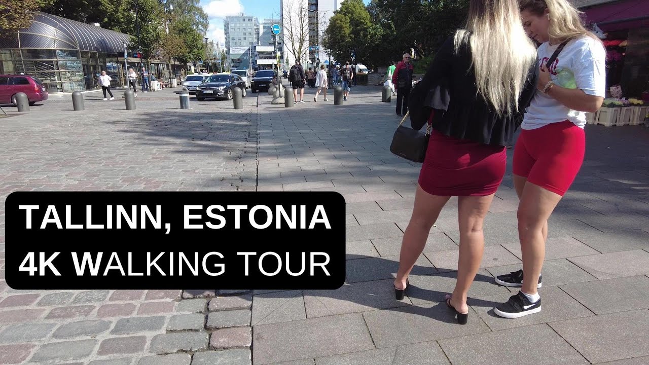 City walks - Tallinn, Estonia (4K walking tour)