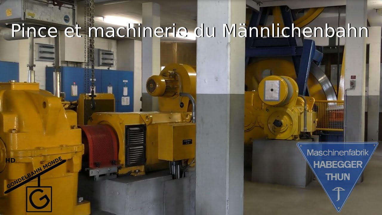 Pince et machinerie du Männlichenbahn (†)