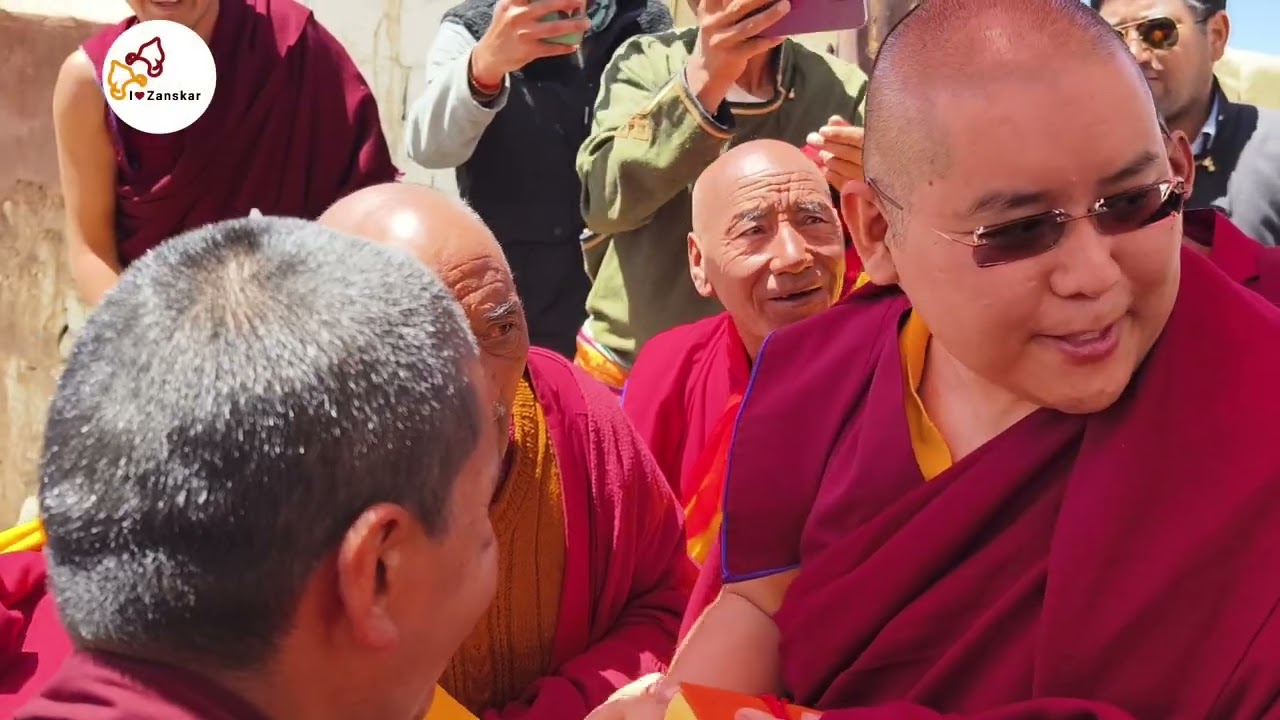 A memorable day of His Eminence Kyabje Yongzin Ling Rinpoche at Karsha Monastery Zanskar on 06/07/25