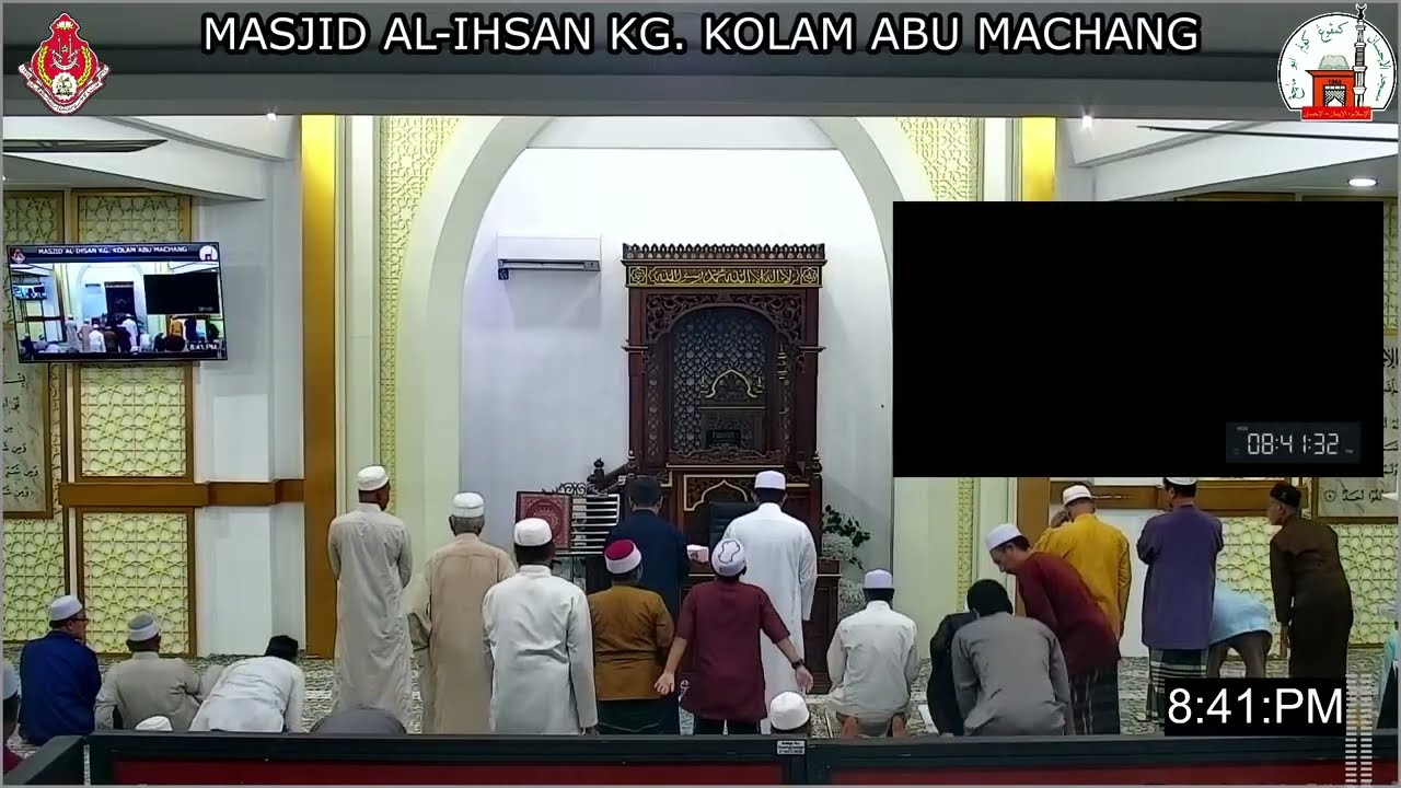 Siaran Langsung Solat Sunat Tarawih - Malam Ke-6 Ramadhan 1447 H