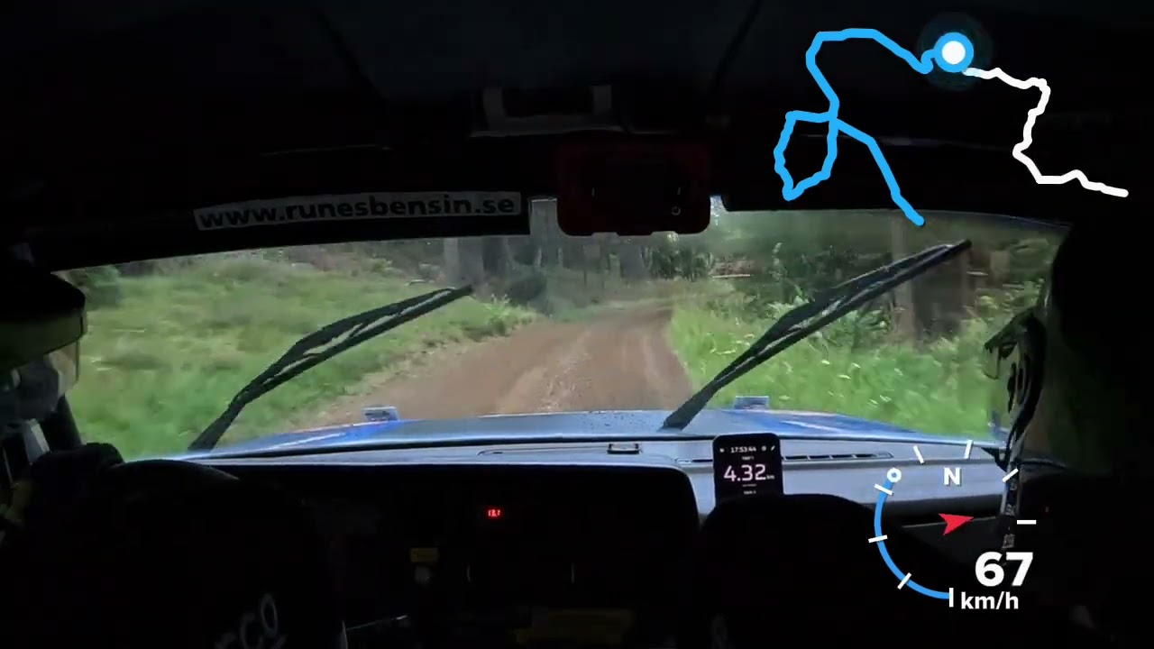 Kullingstrofen ss4 Måns Johansson ungdomsrally