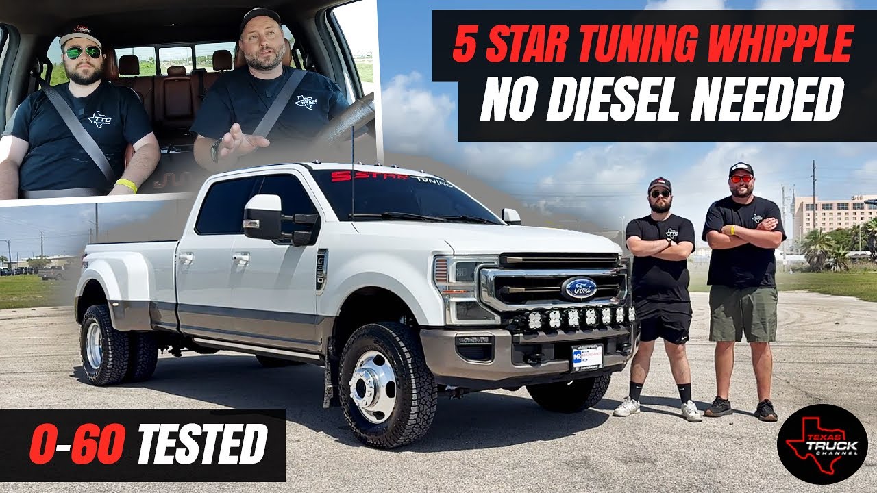 NO DIESEL NEEDED - Supercharged F350 7.3 V8 - Review + 0-60 Test